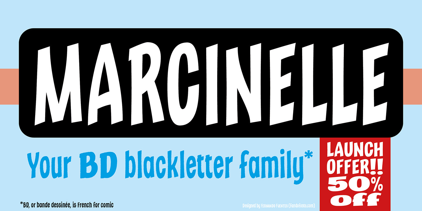 Marcinelle Clean 07 Font preview